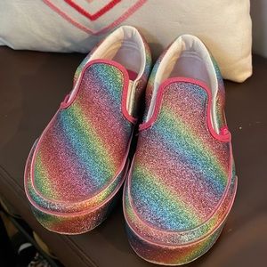 Rainbow Sparkles Vans
